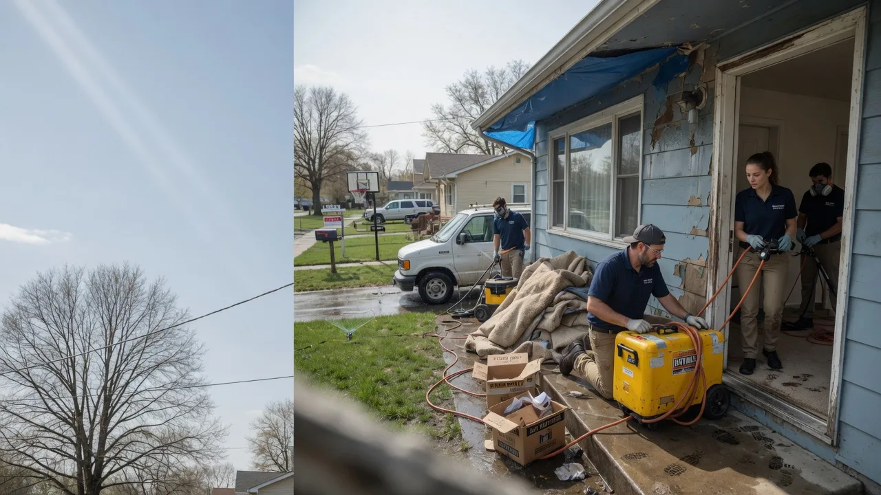 Basement Flood Cleanup in Dallas, SD near me